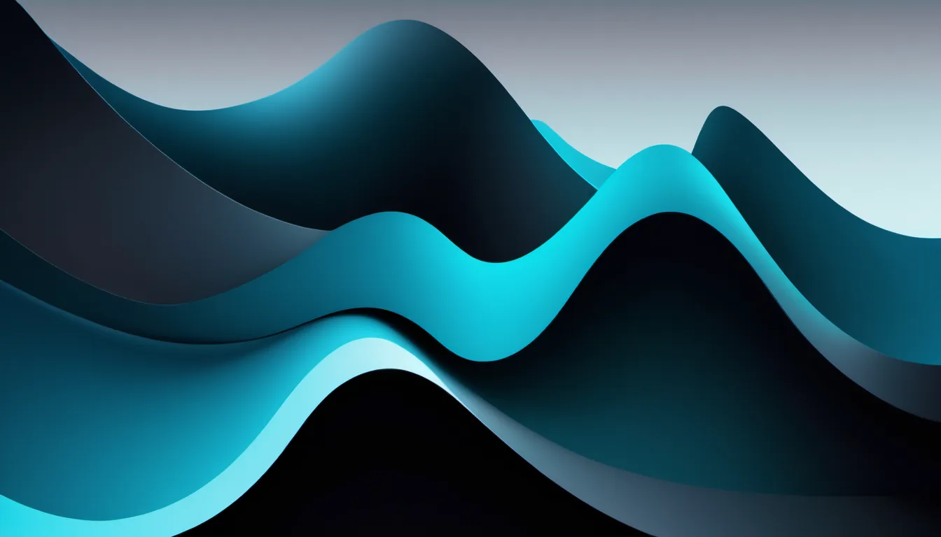 Abstract network graphic illustration in aqua-cyan on dark navy — decorative header for Buying Guides