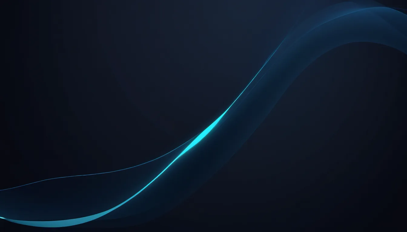 Abstract two path junction illustration in aqua-cyan on dark navy — decorative header for Whole-Home Shutoff Valve Install: DIY vs. Professional