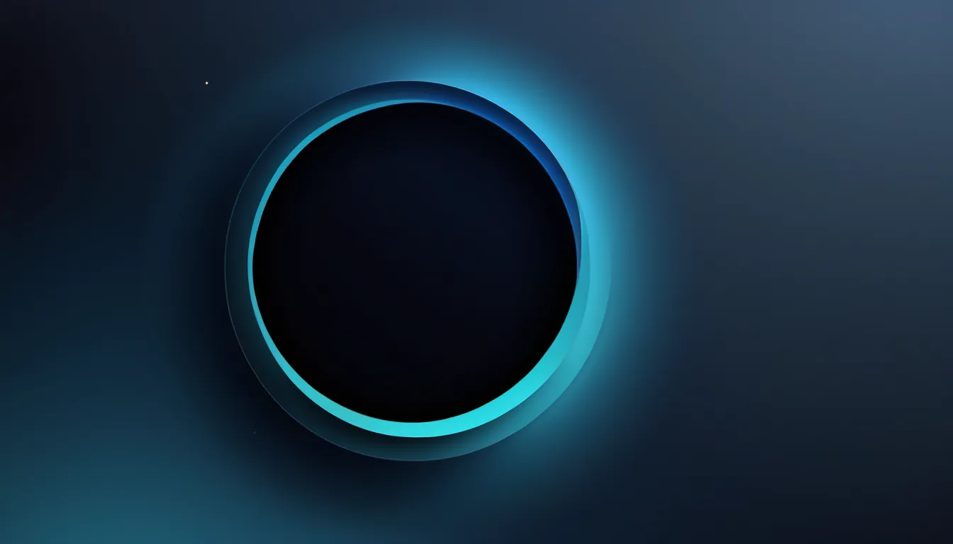 Abstract network graphic illustration in aqua-cyan on dark navy — decorative header for Cellular ' No-WiFi Vacation-Home Monitors