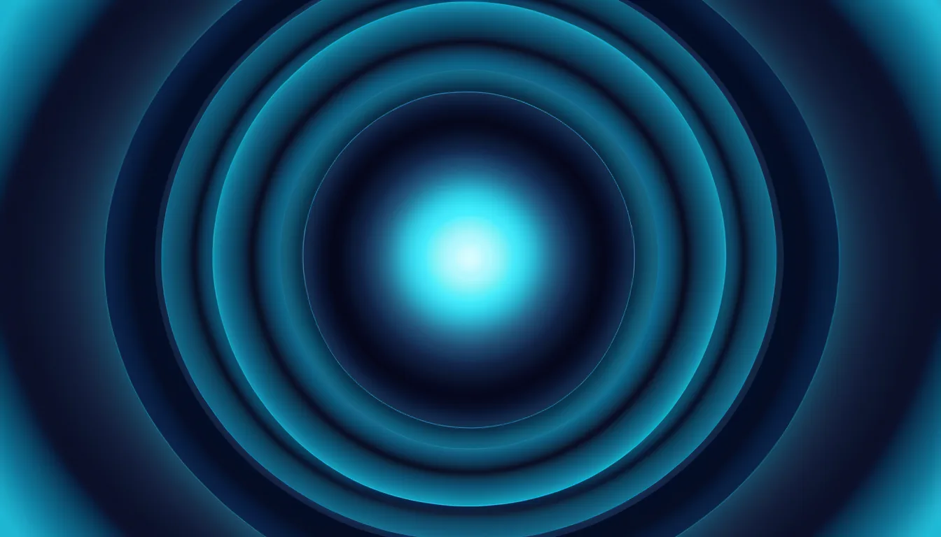 Abstract network graphic illustration in aqua-cyan on dark navy — decorative header for Water Leak Hub