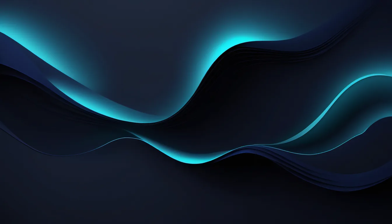 Abstract paired shield columns illustration in aqua-cyan on dark navy — decorative header for Detector + Shutoff Combo Systems Compared