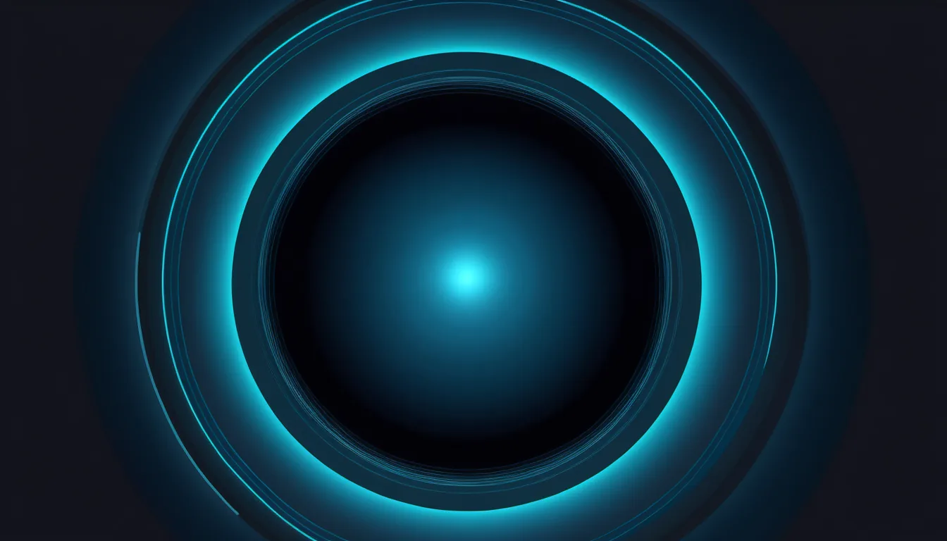 Abstract network graphic illustration in aqua-cyan on dark navy — decorative header for Standalone Water Leak Detectors
